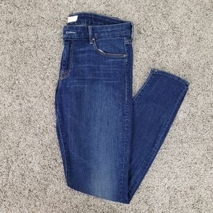 MOTHER Women's Skinny Jeans in Dark Blue